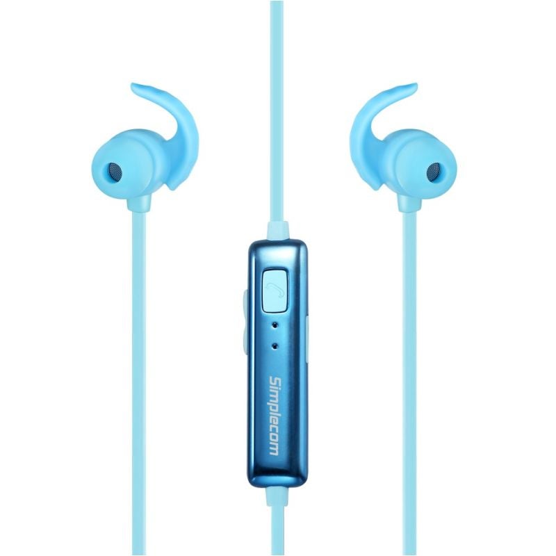 Bluetooth Sports Wireless Earphones Metal in Blue